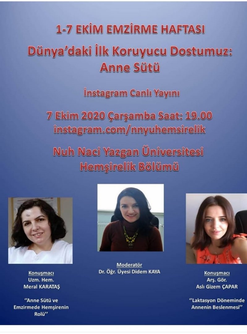 Dünyadaki İlk Koruyucu Dostumuz: Anne Sütü Konulu Instagram Canlı Yayınımız