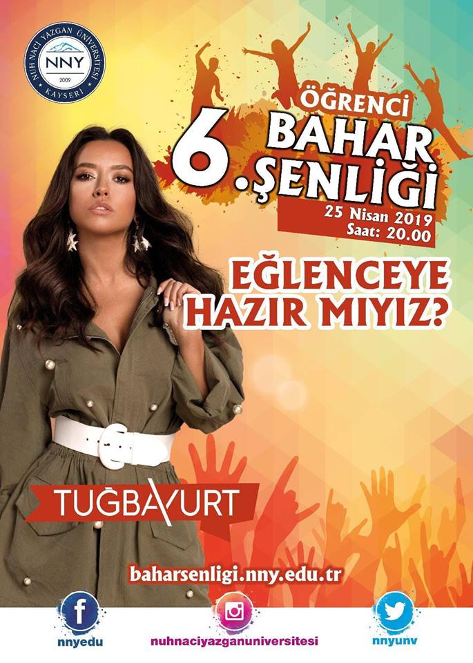 NUH NACİ YAZGAN ÜNİVERSİTESİ 6. BAHAR ŞENLİĞİ GERÇEKLEŞİYOR