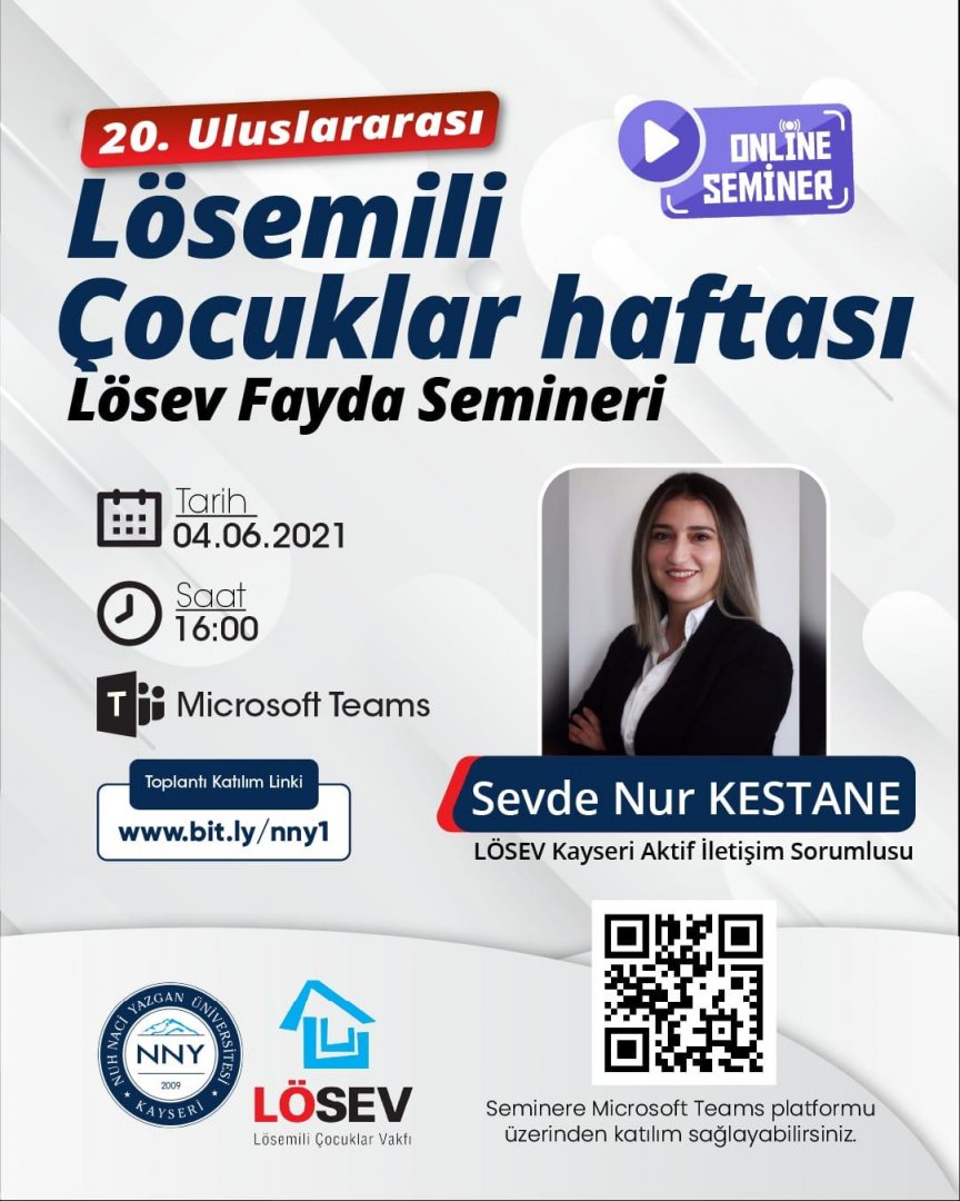 20. ULUSLARASI LÖSEMİLİ ÇOCUKLAR HAFTASI LÖSEV FAYDA SEMİNERİ