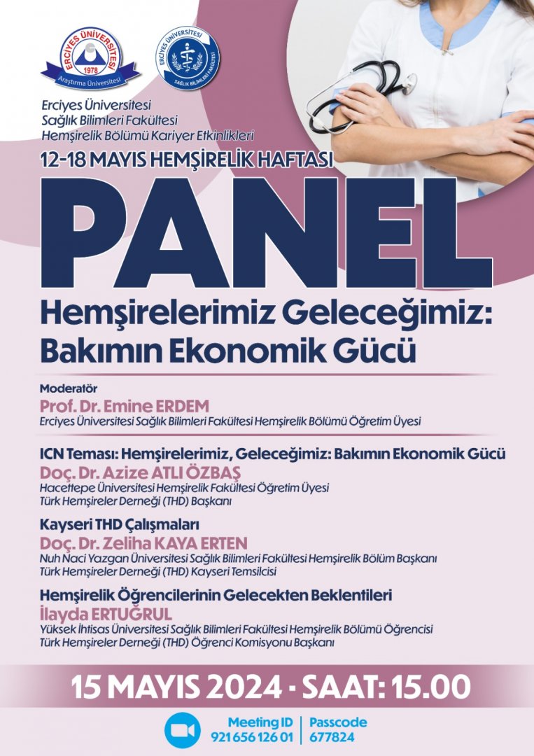12-18 Mayıs Hemşirelik Haftası Paneli