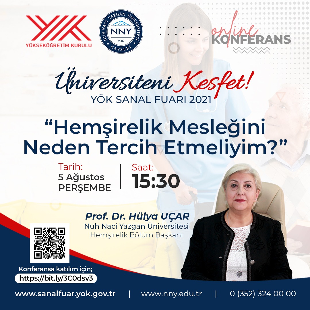 YÖK Sanal Fuarı-Hemşirelik Mesleğini Neden Tercih Etmeliyim?