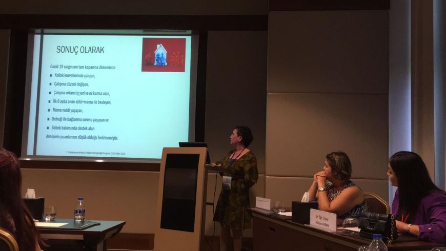 Akdeniz Pediatri Hemşireliği Kongresi'nde Sözel Bildiri