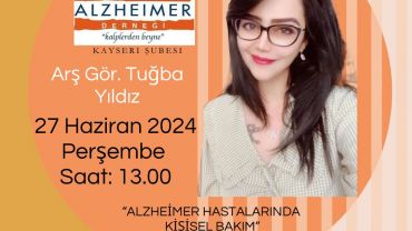 Türkiye Alzheimer Derneğinde Eğitim